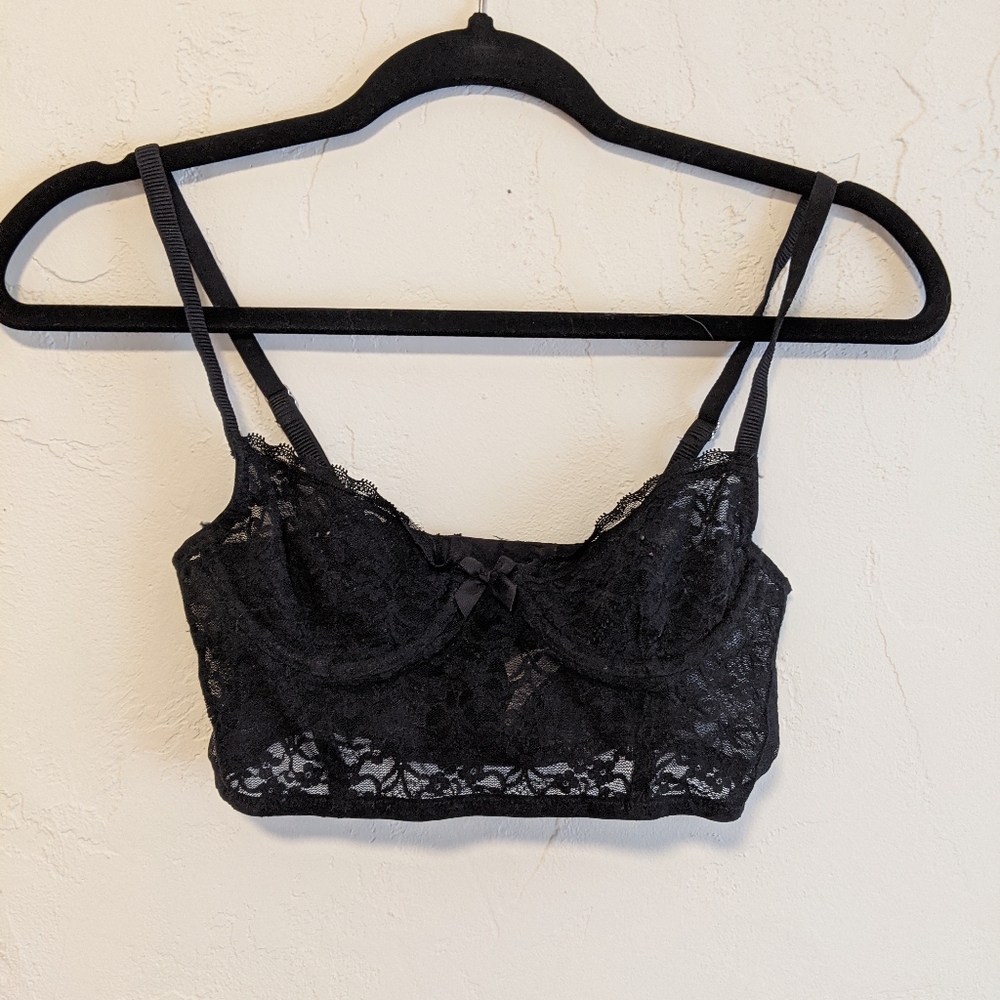 Aerie long line lace bra
